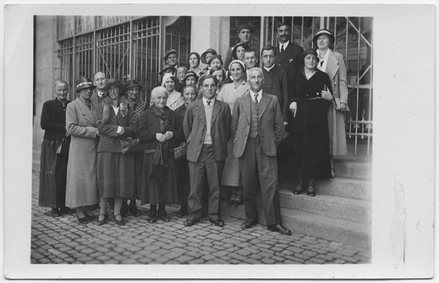 Pellegrinaggio a (?) con Don Filippo Martinaglia