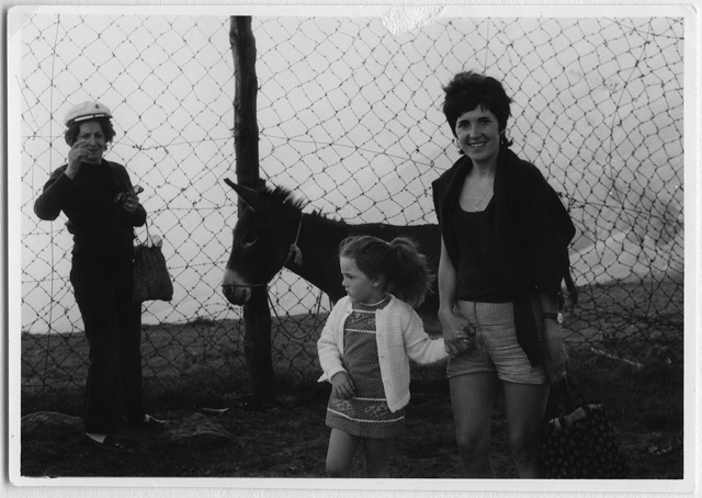 Sandrina Paltenghi con la figlia Enrica durante una festa al San Lucio