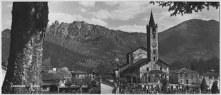 Cartolina panoramica di Tesserete