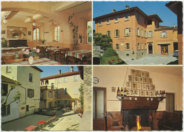 Cartolina del ristorante Storni a Tesserete