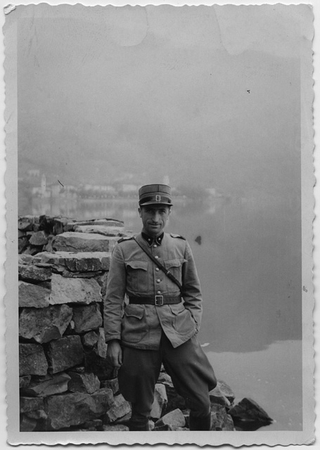 Ritratto di Remo Canonica in divisa