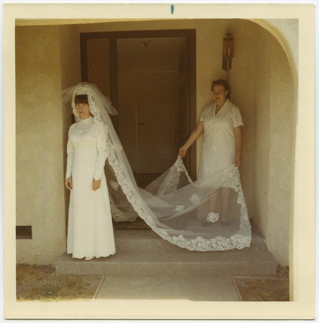 Renata Canonica in occasione del suo matrimonio con la madre Pia