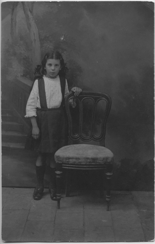 Ritratto di Lina Vanini a 10 anni