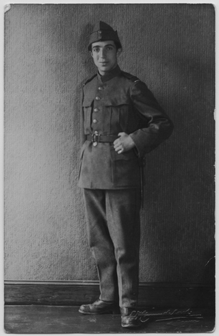 Emilio Ceresa in divisa militare