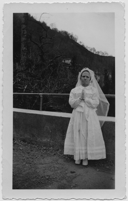 Mariangela Ceresa in occasione della Prima Comunione