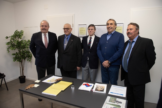 Inaugurazione della nuova sede della Giudicatura di pace del Circolo di Capriasca alla presenza dei sindaci di Origlio, Capriasca e Ponte Capriasca