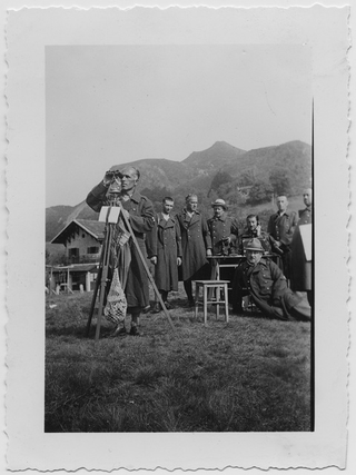 Truppa di avvistamento durante la seconda Guerra Mondiale a Condra