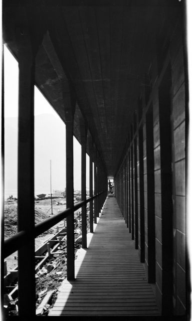 Lavori di edificazione del lido di Lugano