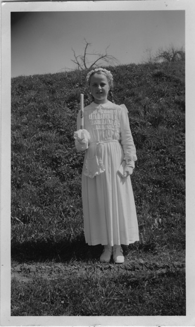 Vreni Sidler alla prima comunione