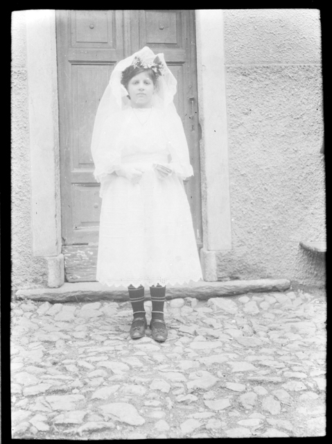 Ritratto di bambina in occasione della Cresima