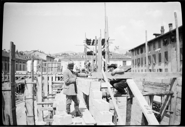 Cantiere di Palazzo Alhambra a Lugano
