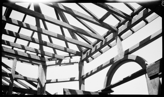 Lavori di edificazione del lido di Lugano