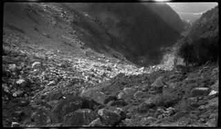 Veduta di una scarpata