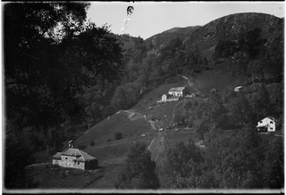 Veduta dei monti di Gola di Lago