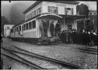 Viaggio inaugurale della ferrovia Lugano-Tesserete