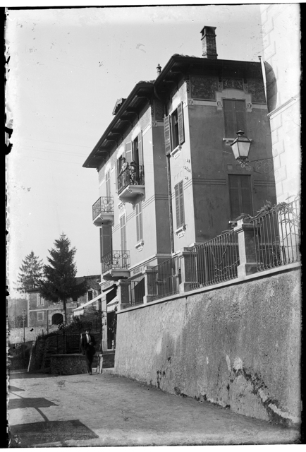 Veduta di Casa Colombo a Tesserete