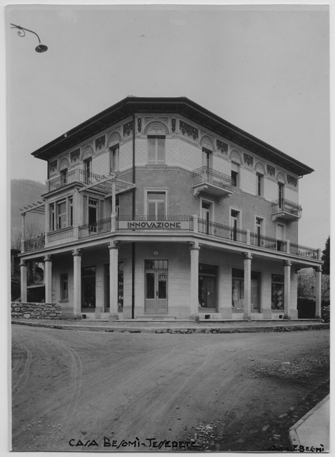 Veduta di Casa Besomi a Tesserete