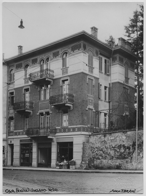 Veduta di Casa Borioli a Lugano