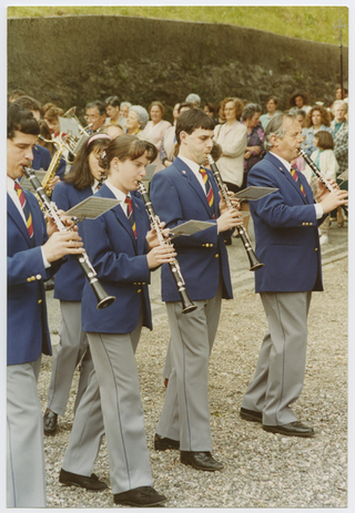 Filarmonica Capriaschese in occasione della processione Corpus Domini