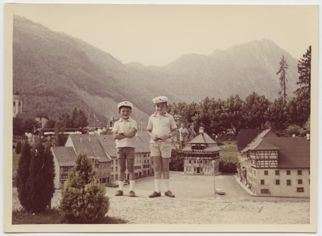 Ritratto di Claudio e Waldo Morandi alla Swissminiatur