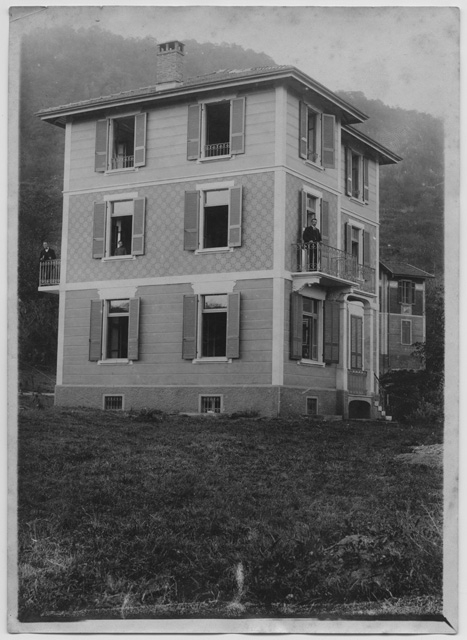 Veduta di Villa Aprica a Tesserete