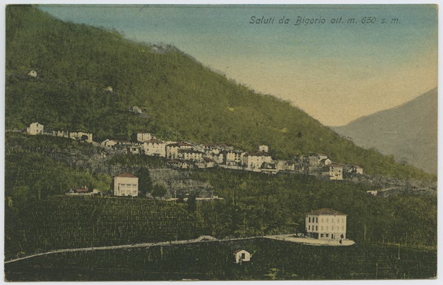 Cartolina dipinta di Bigorio