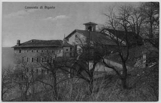Cartolina del Convento di Bigorio