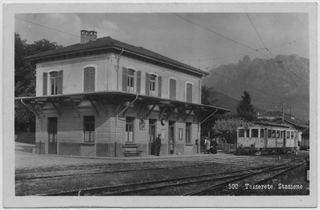 Cartolina della ferrovia Lugano-Tesserete