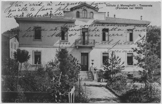 Cartolina dell'Istituto Giuseppe Meneghelli a Tesserete