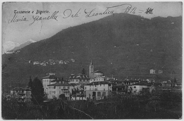 Cartolina di Tesserete e Bigorio