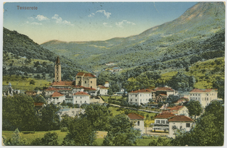 Cartolina dipinta di Tesserete