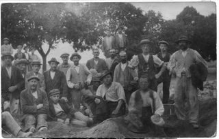 Ritratto di emigranti al lavoro